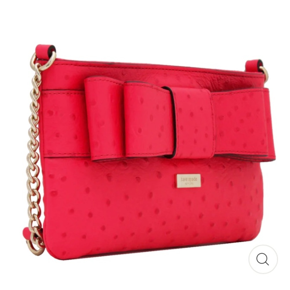 Kate Spade Charm City Presley Ostrich Embossed